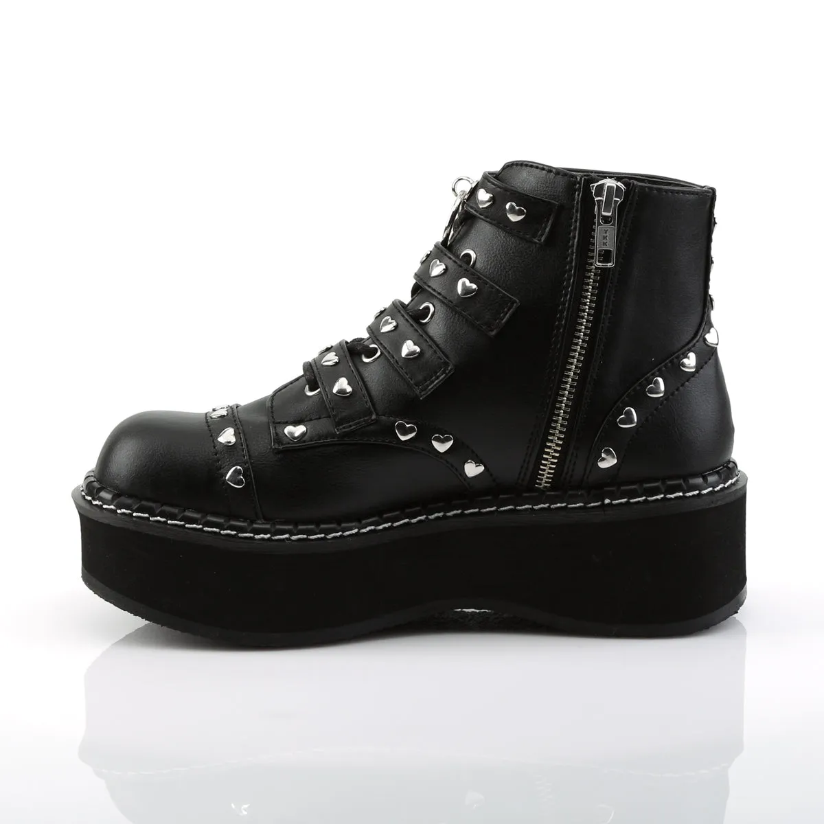 2 Inch Platform EMILY-315 Black Pu