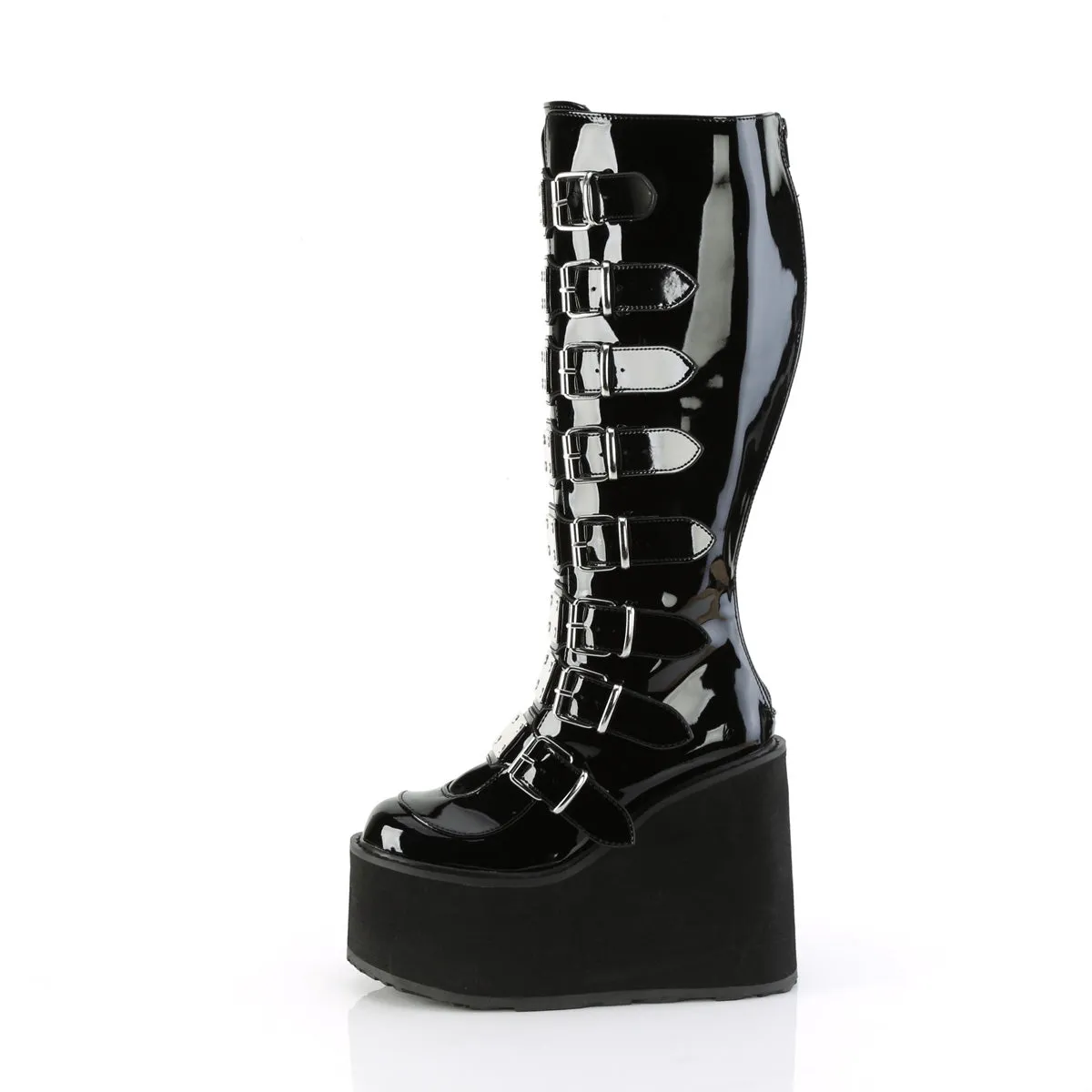 5 Inch Platform SWING-815WC Black Patent