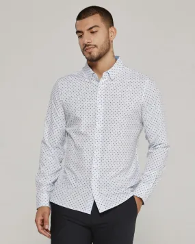 '7Diamonds' Men's Amis Performance Button Down - White