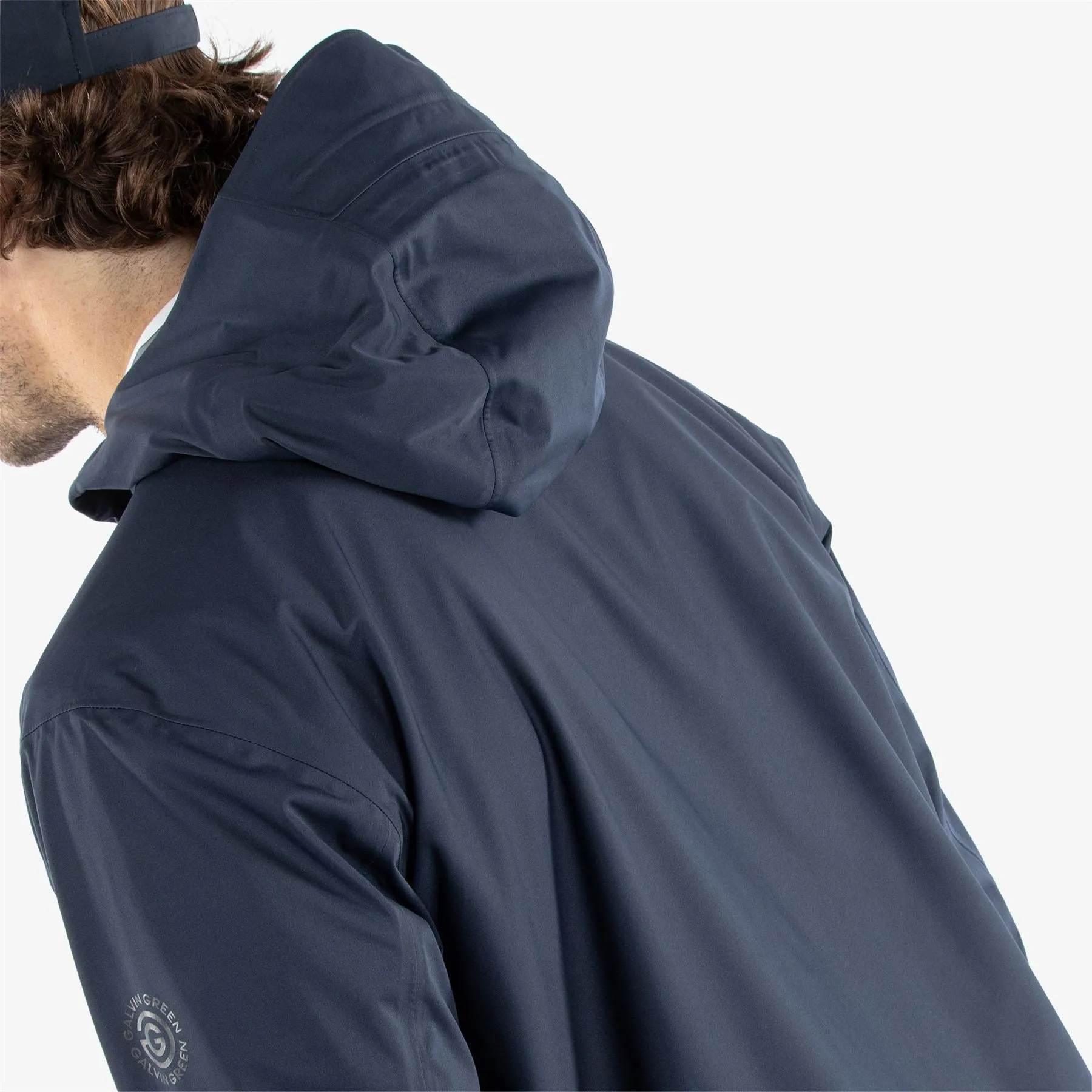 Amos Gore-Tex Full Zip Hooded Waterproof Jacket Navy - SS24