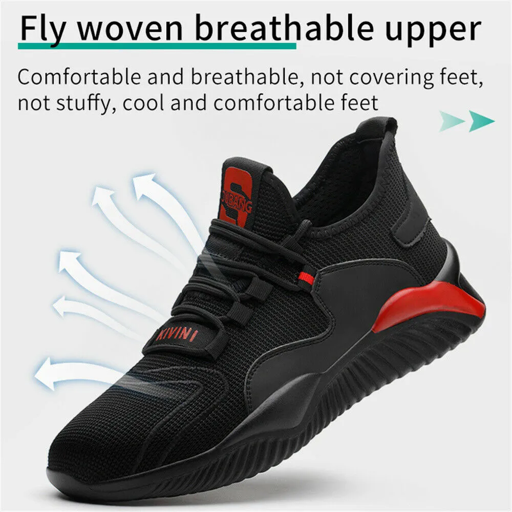 Anti-smash Steel Toe Safety Shoes for Men Work Shoes Construction Sneakers