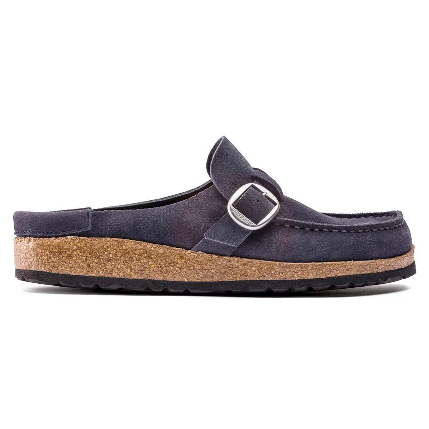 'Birkenstock' Women's Buckley Suede Leather Clog - Navy