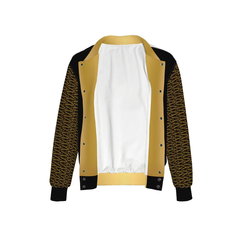 BREWZ Elected Men's Designer Double Layered Techno Scuba Knit Varsity Jacket