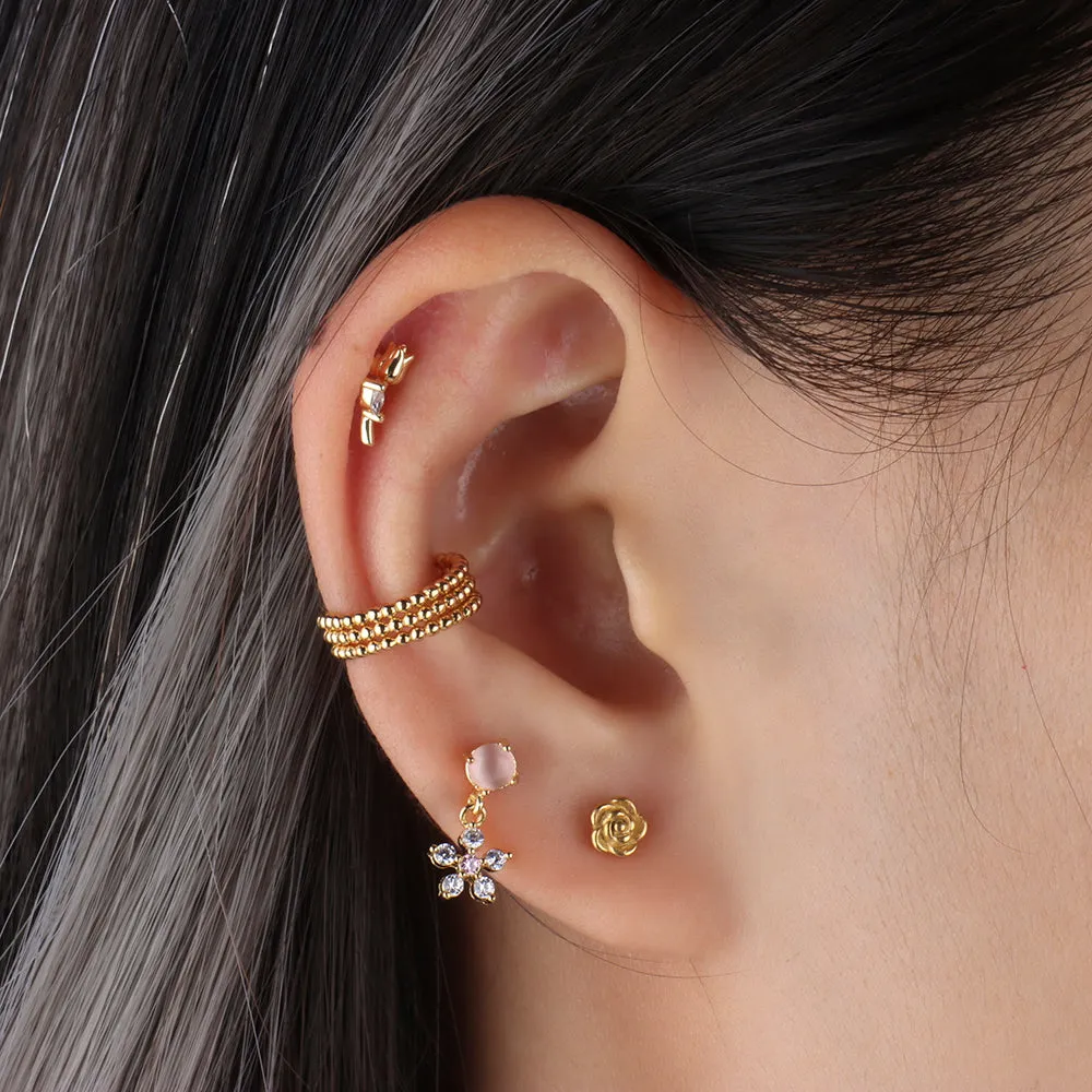 Dainty Rose Stud