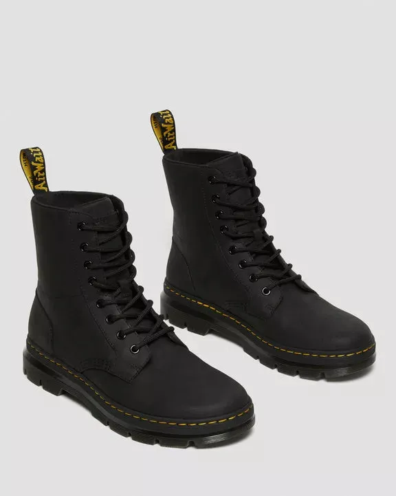 Dr Martens - Men's Combs Leather Black Wyoming 26007001