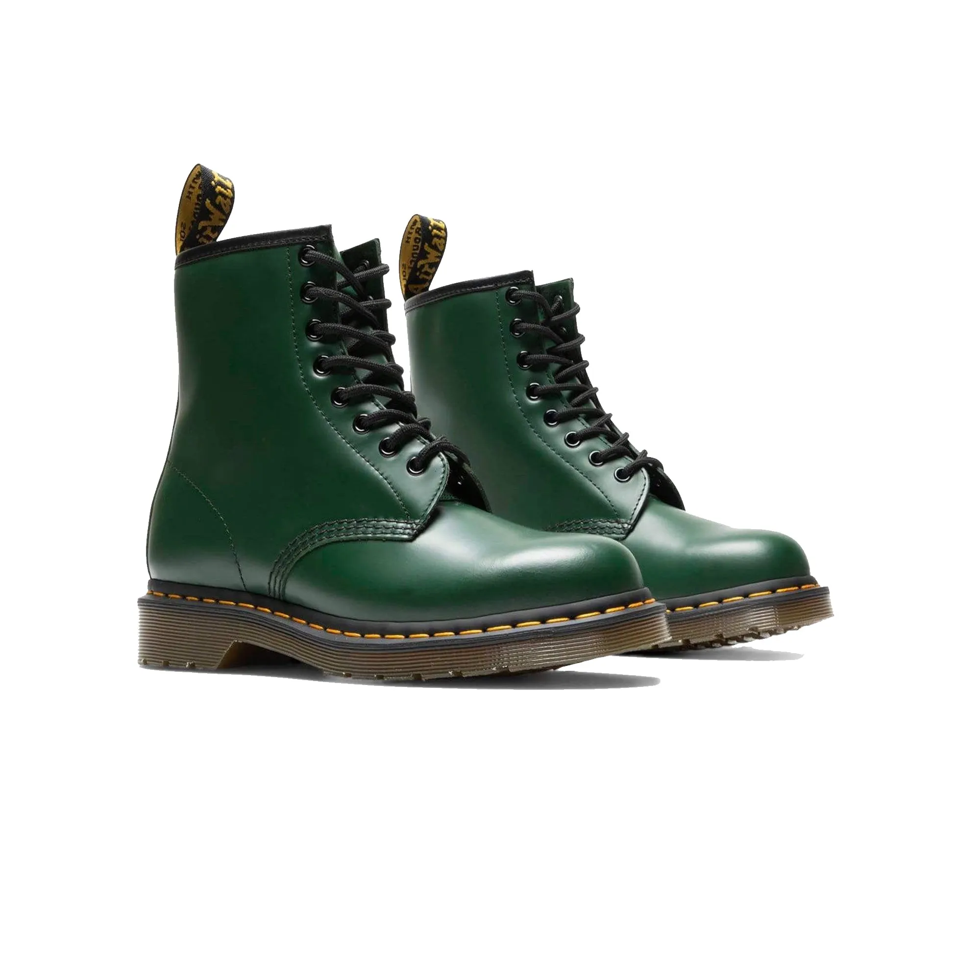 Dr.Martens Mens 1460 Green Smooth Boots