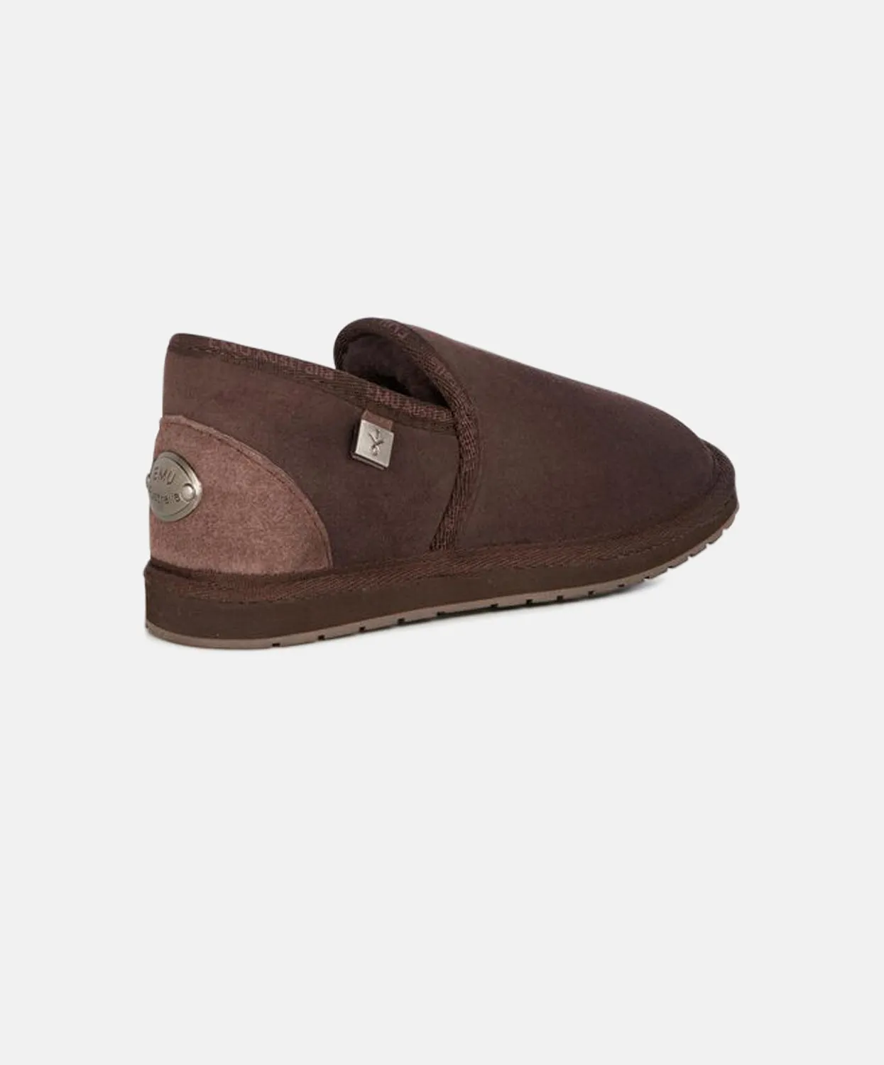 EMU Platinum Ashford Chocolate Mens Sheepskin Slippers