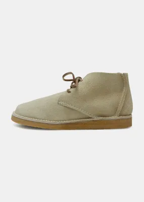 Glenn Suede Boot On Crepe Outsole - Hairy Sand