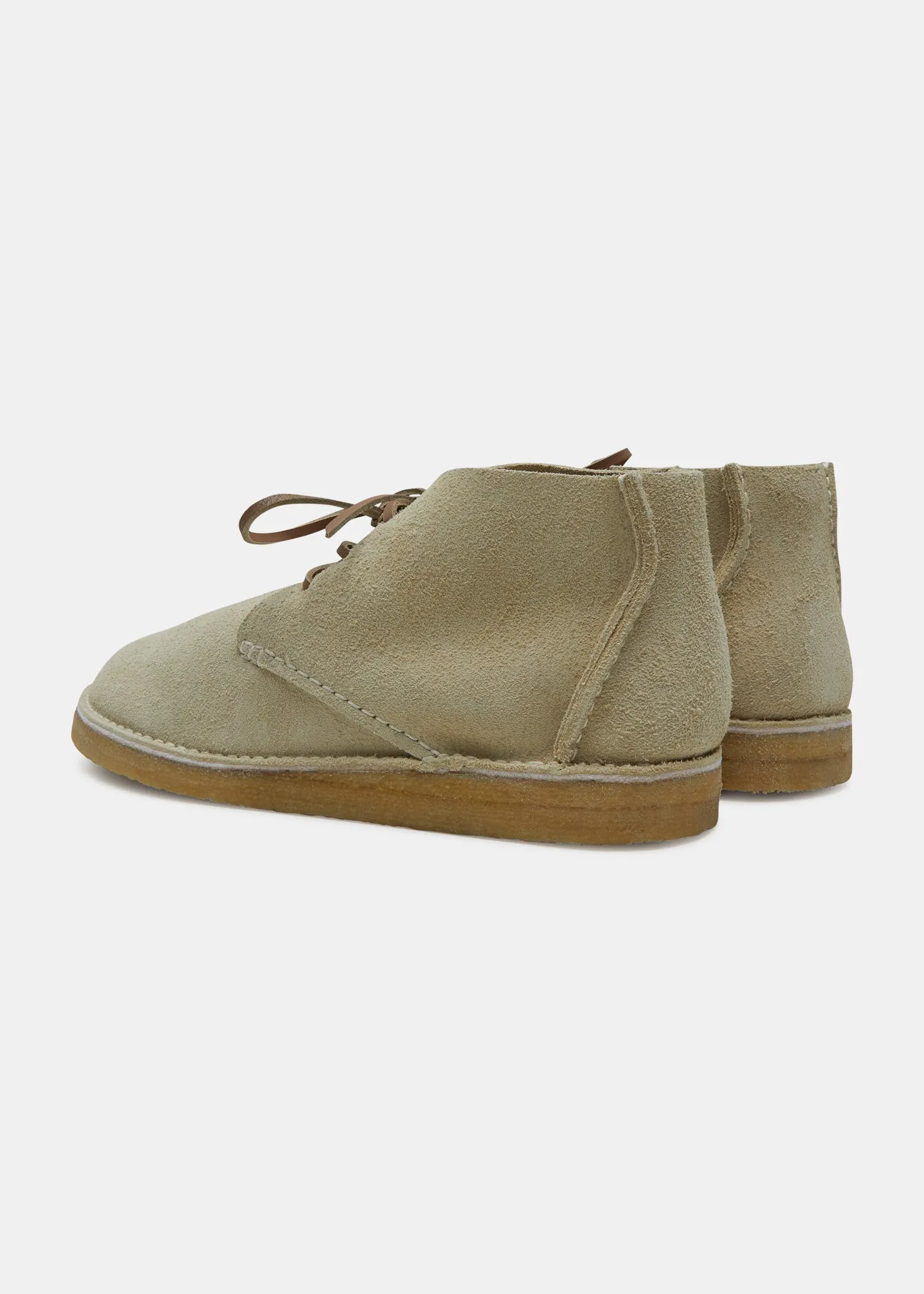 Glenn Suede Boot On Crepe Outsole - Hairy Sand