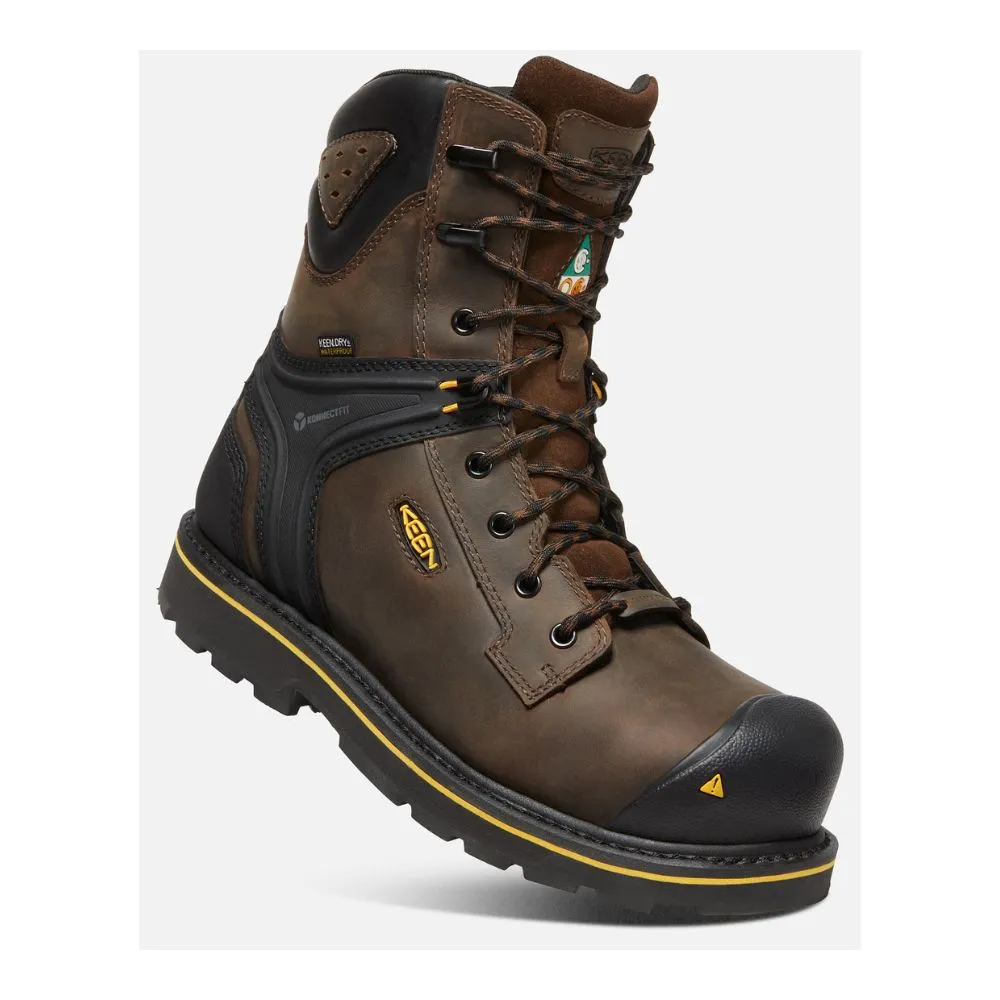 Keen Abitibi II Men's 8 Waterproof Composite Toe Work Boot 1026789 - Brown