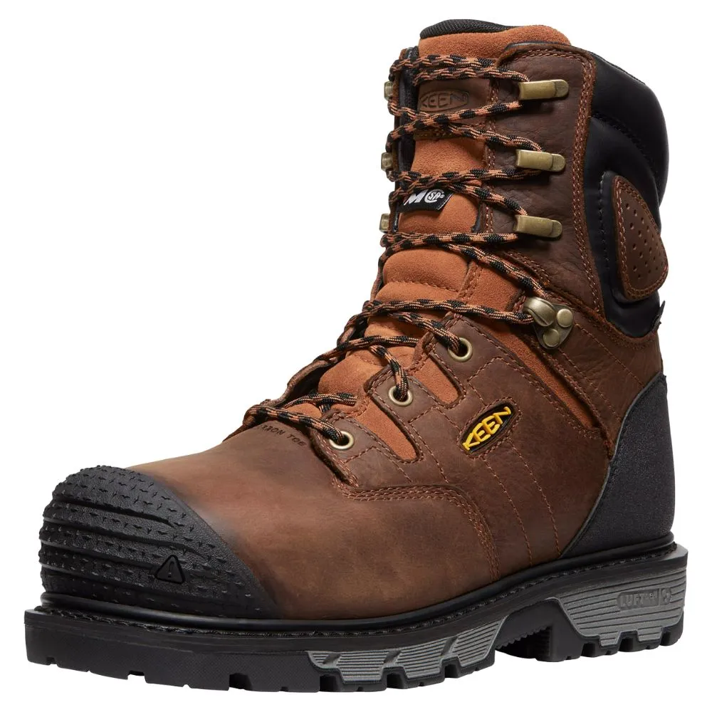 Keen Camden Men's 8 Waterproof Internal MET Guard Composite Toe Work Boot 1027693 - Brown