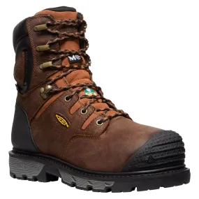 Keen Camden Men's 8 Waterproof Internal MET Guard Composite Toe Work Boot 1027693 - Brown