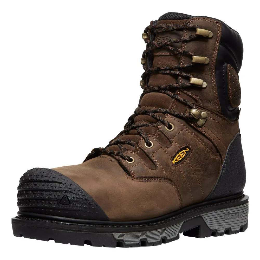 Keen Camden Men's 8" Insulated Waterproof Composite Toe Work Boot 1028289 - Brown