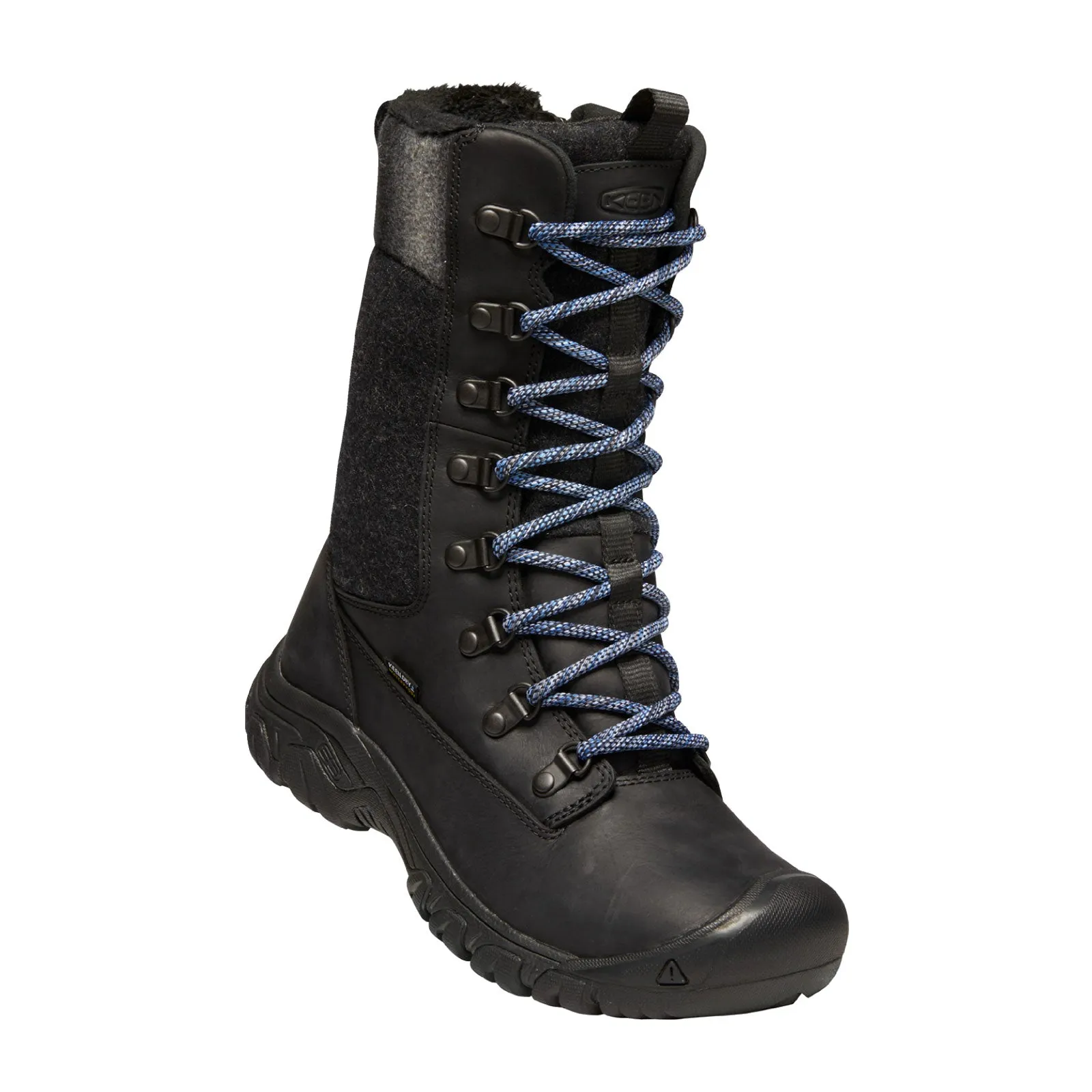 Keen Greta Tall Waterproof Boot (Women) - Black/Black