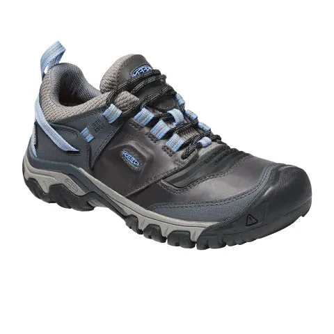 Keen Ridge Flex Waterproof Hiking Shoe (Women) - Steel Grey/Hydrangea