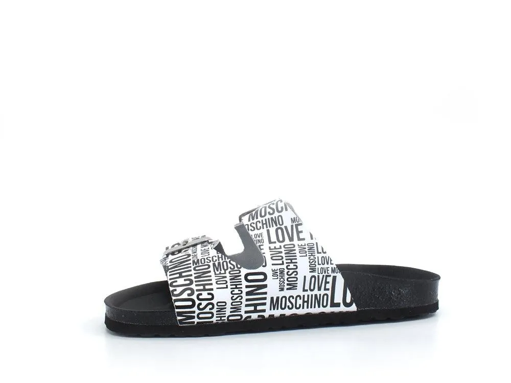 LOVE MOSCHINO Ciabatta Fibbia Nero JA28073G1EIJ010A