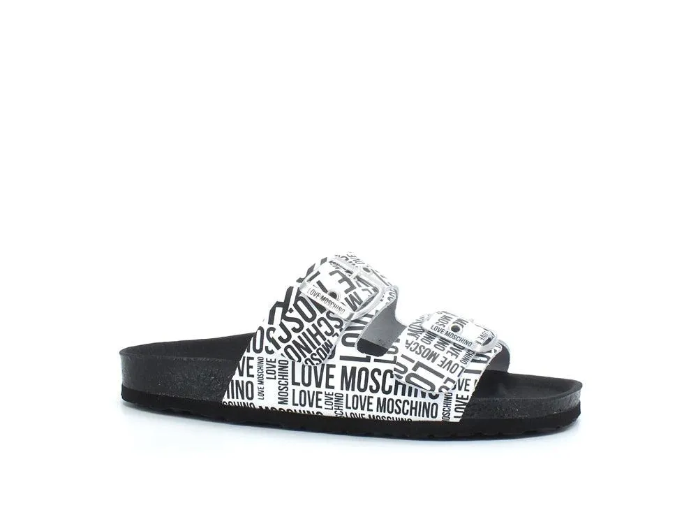 LOVE MOSCHINO Ciabatta Fibbia Nero JA28073G1EIJ010A