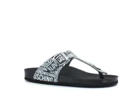 LOVE MOSCHINO Ciabatta Infradito Nero Bianco JA28133G1EIJ000A