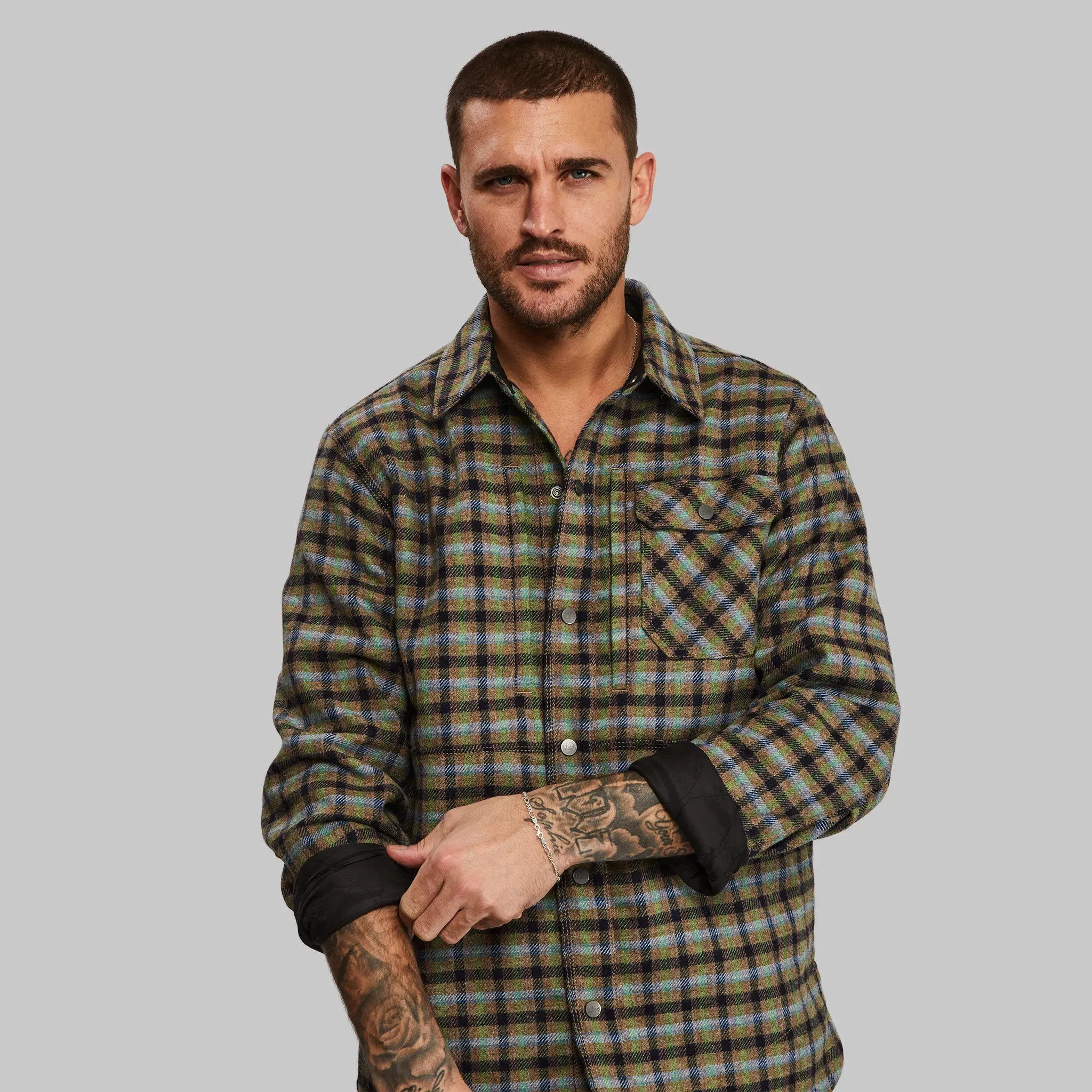 Lumberjacket. Grey-Green edition