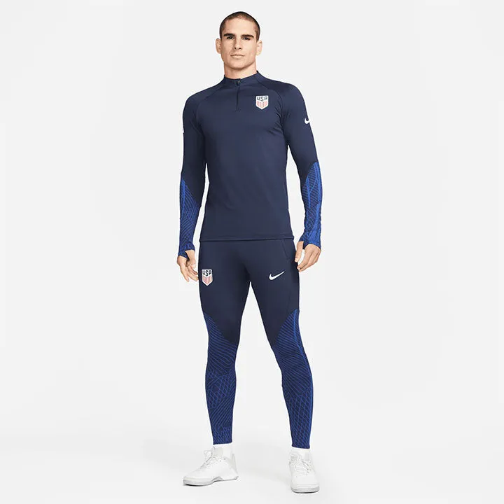 Men's Nike USA 1/4 Zip Strike Navy Drill Top