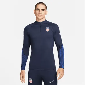 Men's Nike USA 1/4 Zip Strike Navy Drill Top