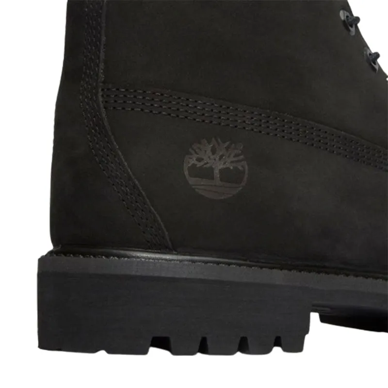 Men's Timberland Premium 6-Inch Waterproof Boot Black Nubuck 10073