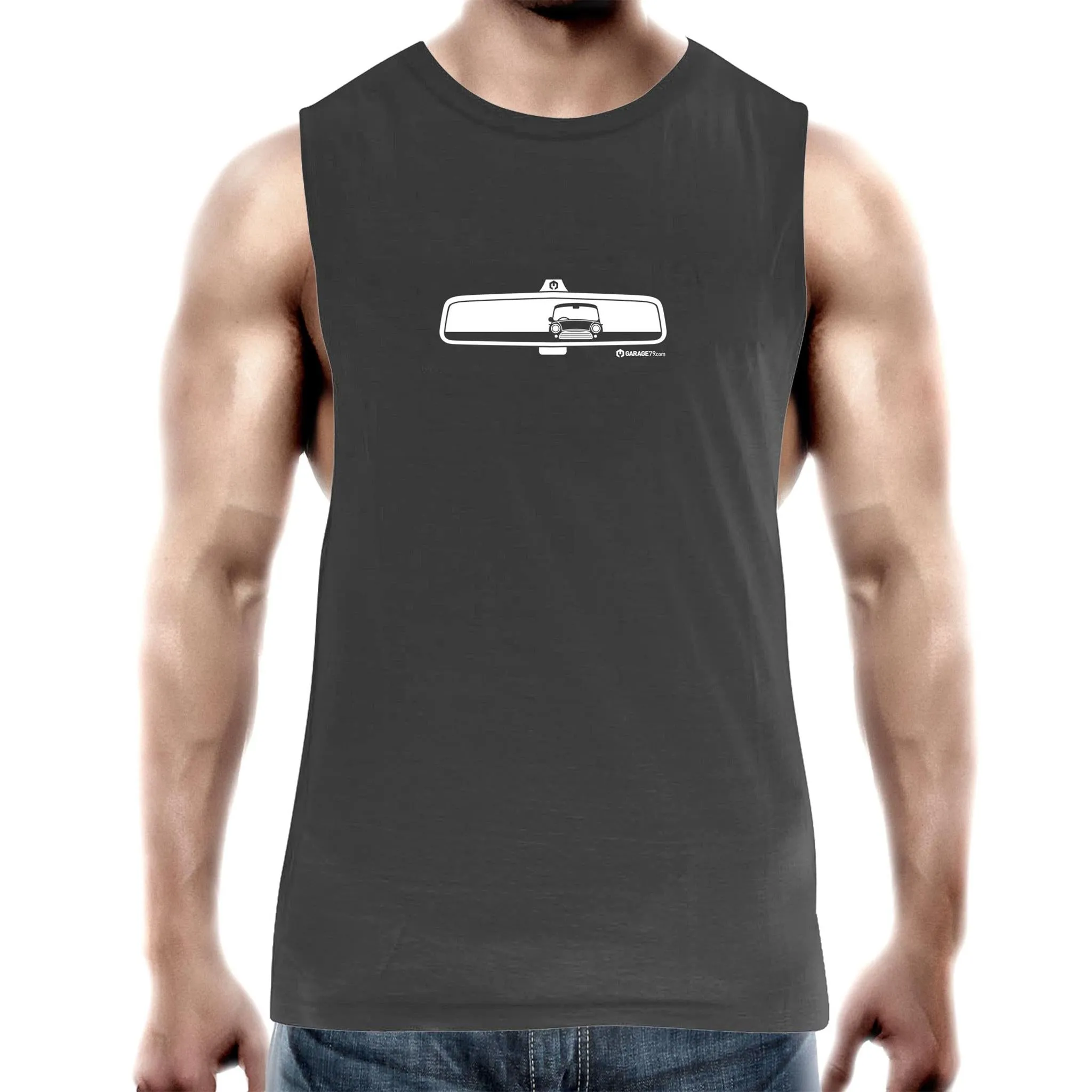 Mini in My Rearview Mens Barnard Tank Top Tee