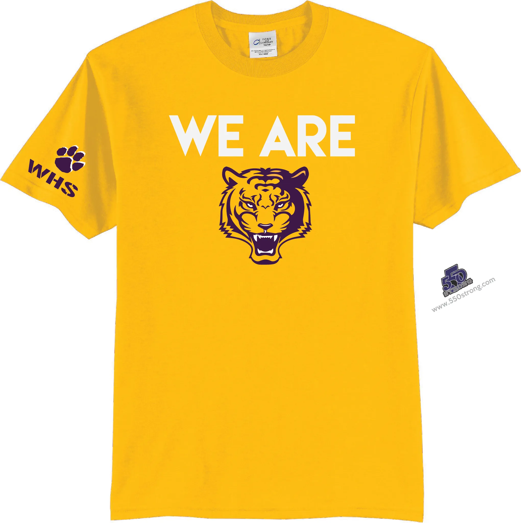 HS - We Are Wilson (Tigers) High School T-Shirt - Gold