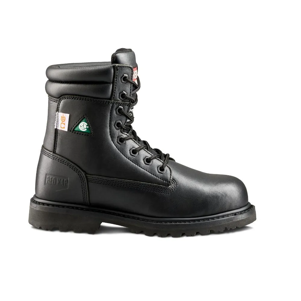 Red Kap Unisex 8" Steel Toe Insulated Work Safety CSA Boot CF23100AIBK - Black