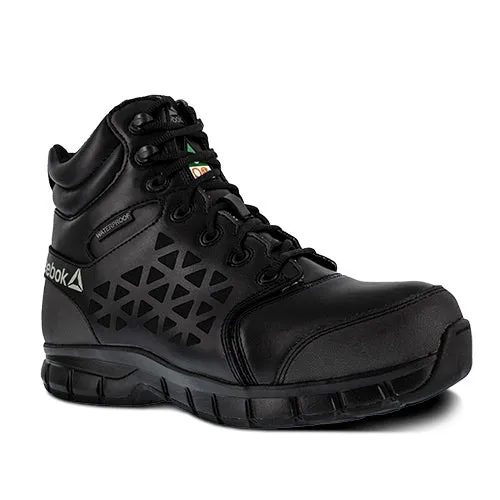 Reebok Sublite 6 Cushion Men's Composite Toe Work Boots IB4607 - Black