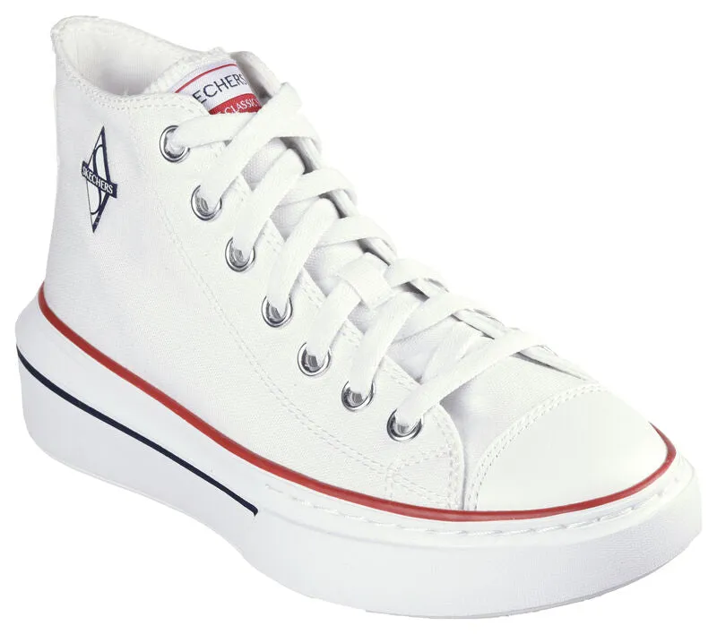 'Skechers' Women's Cordova Classic-Top Tier - White / Navy