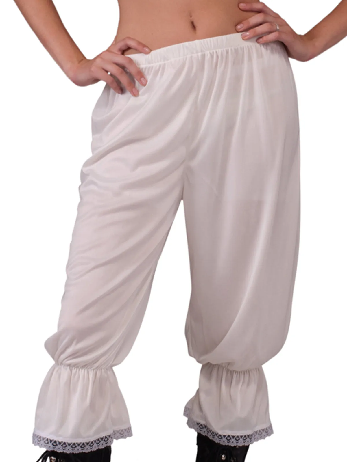 Steampunk White Pantaloons for Adults