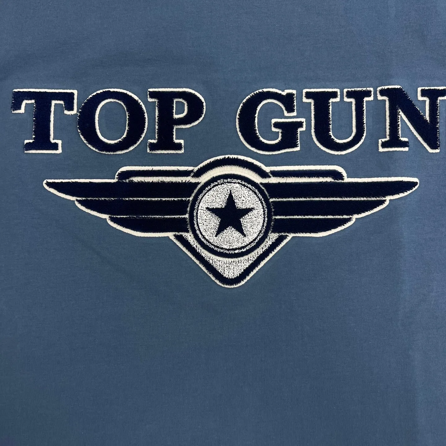 Top Gun Chenille Graphic Patch Print T-Shirt