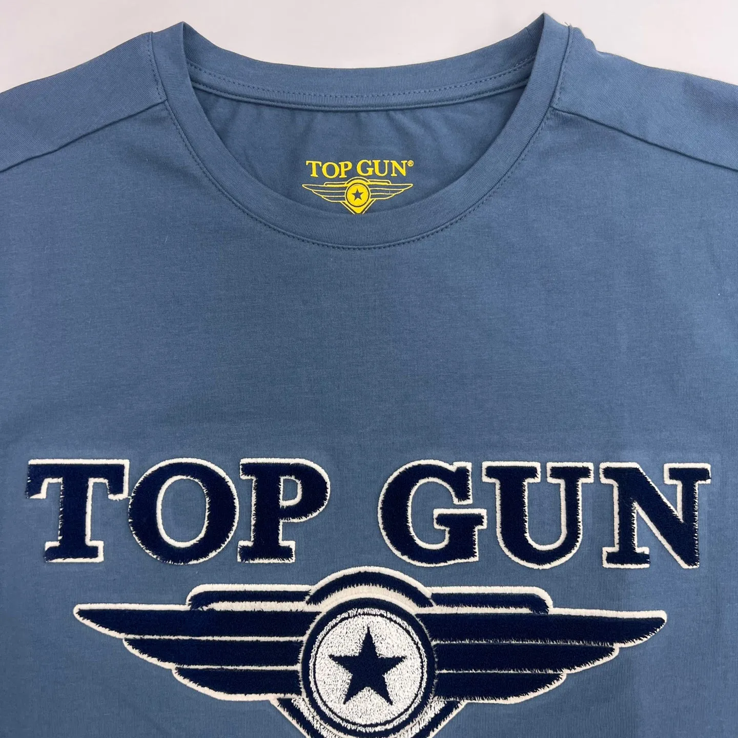 Top Gun Chenille Graphic Patch Print T-Shirt