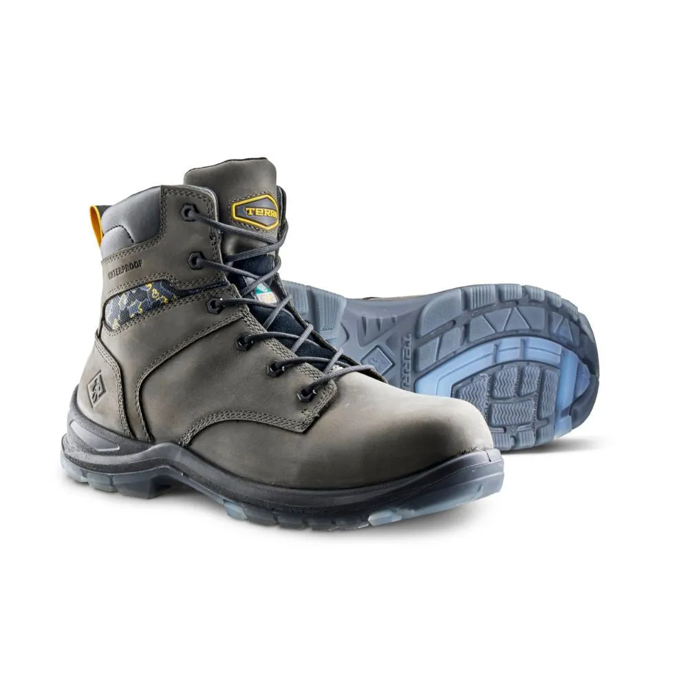 Terra Bryne Unisex 6" Waterproof Composite Toe Work Boot TR0A839BGYX - Grey