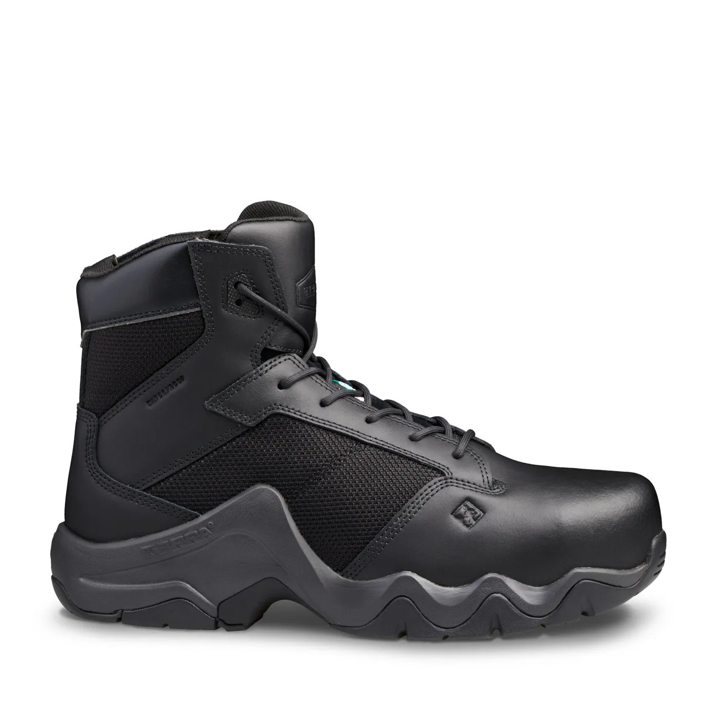 Terra EKG Stealth 6 Men's Uniform Composite Toe Work Shoe TR0A4NRYBLK - Black