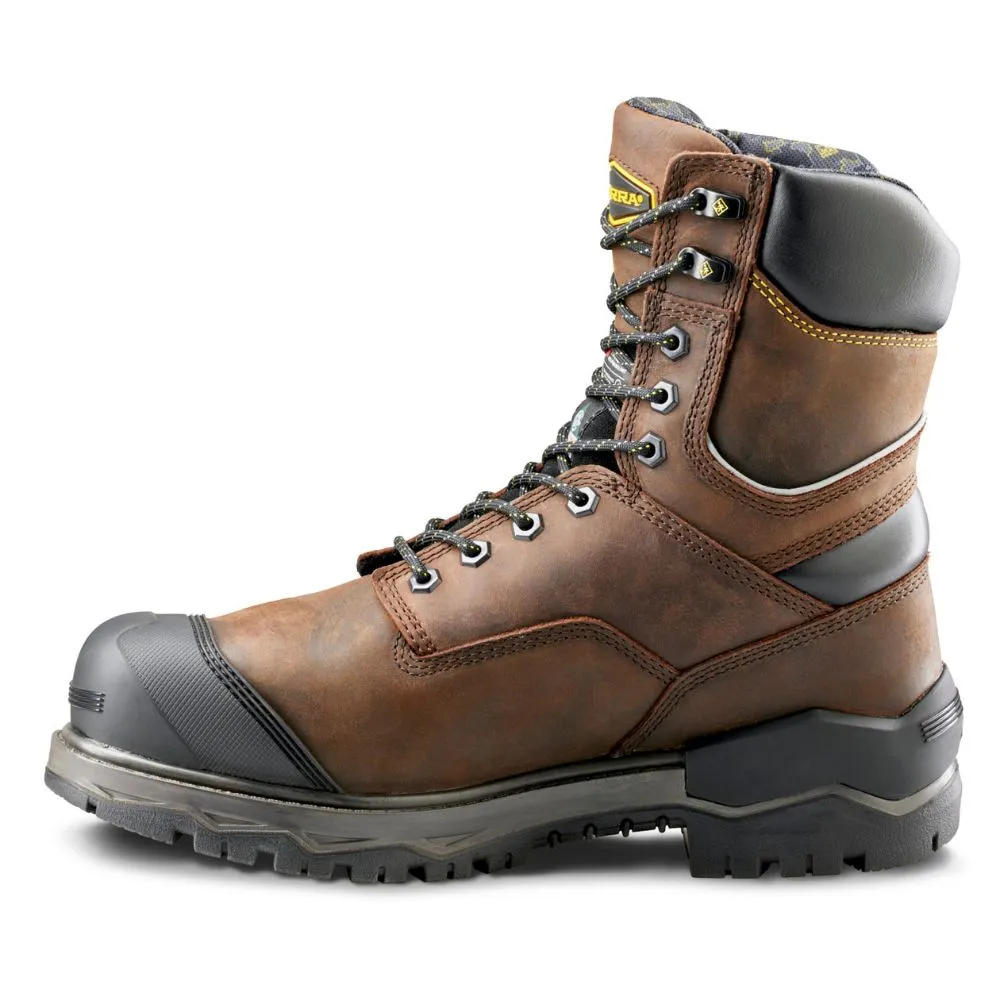 Terra Gantry LXI Men's 8" 400g Insulated Composite Toe Work Safety CSA Boot TR0A8398DBX - Brown