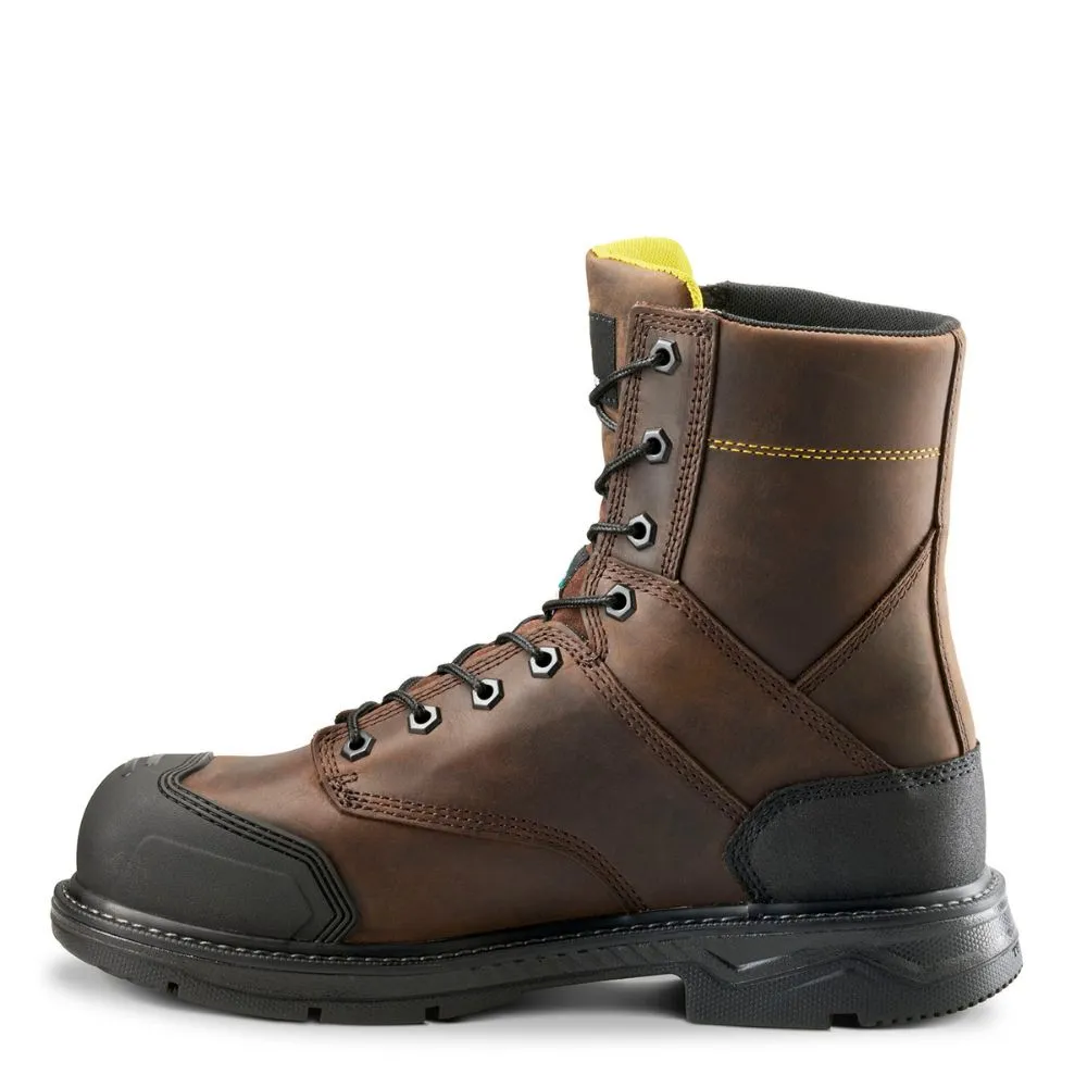 Terra Patton Unisex 8 Aluminum Toe Internal MET Guard Work Safety CSA Boot 839KDB - Brown