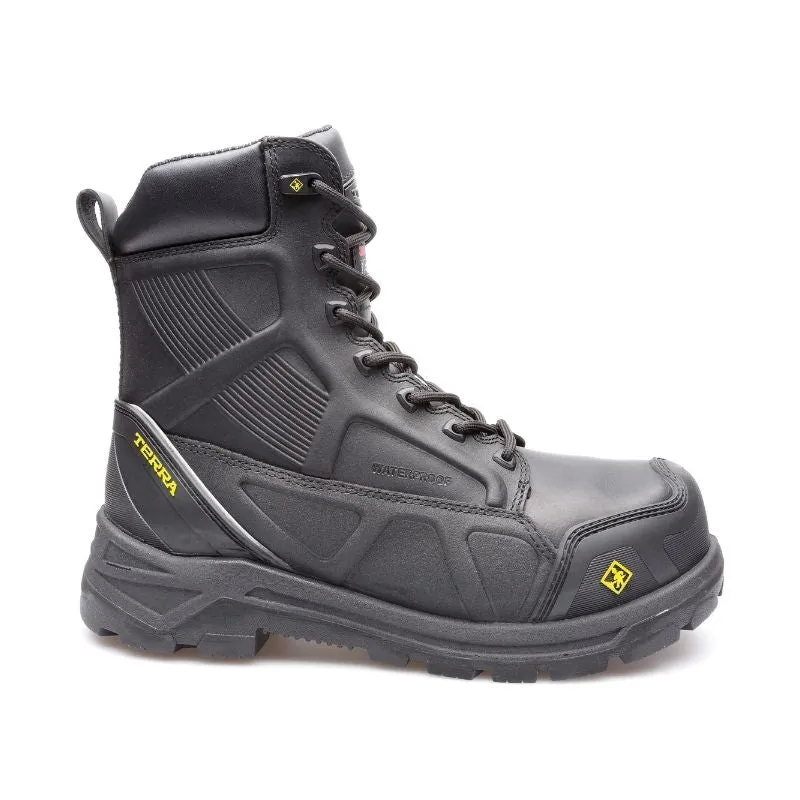 Terra VRTX Expedition Men's 8 Composite Toe Work Boot w/ Vibram Arctic Grip TR0A4NQMBLK