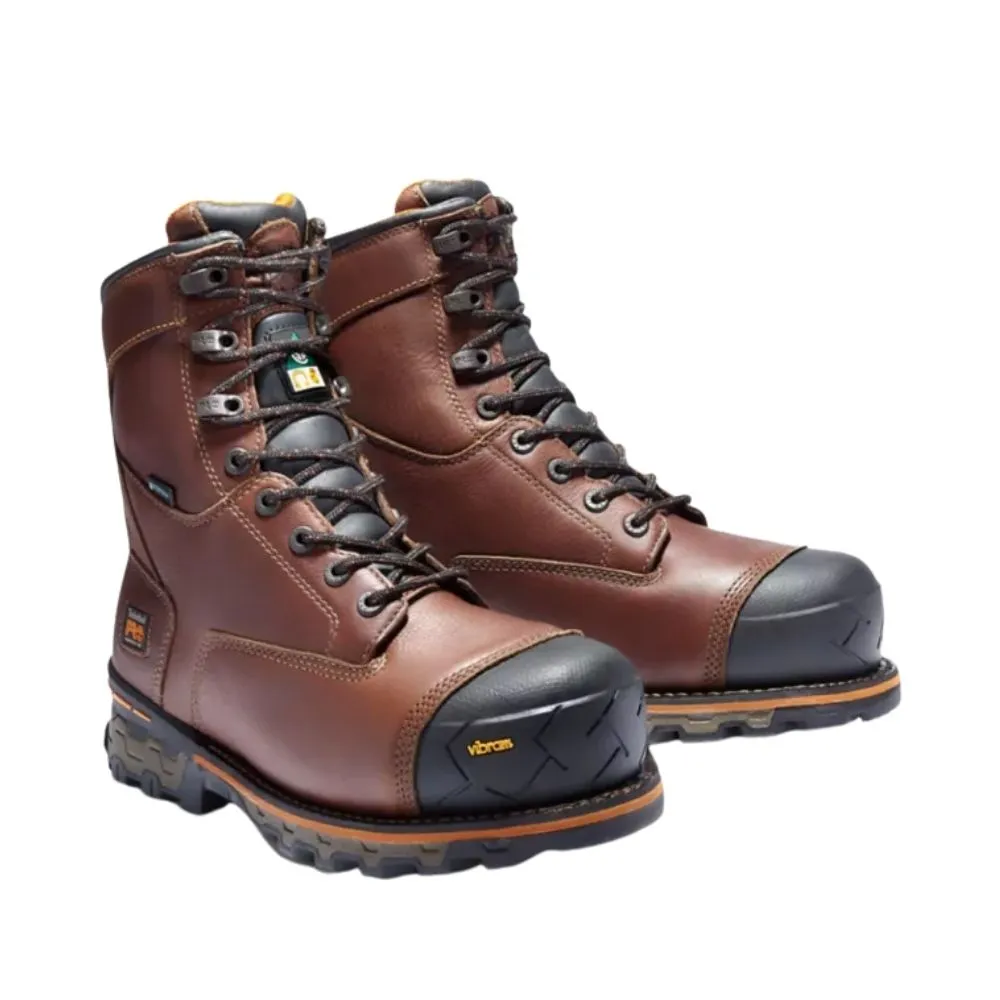 Timberland PRO Boondock Men's 8 Waterproof Composite Toe Safety Boot 89646 - Brown