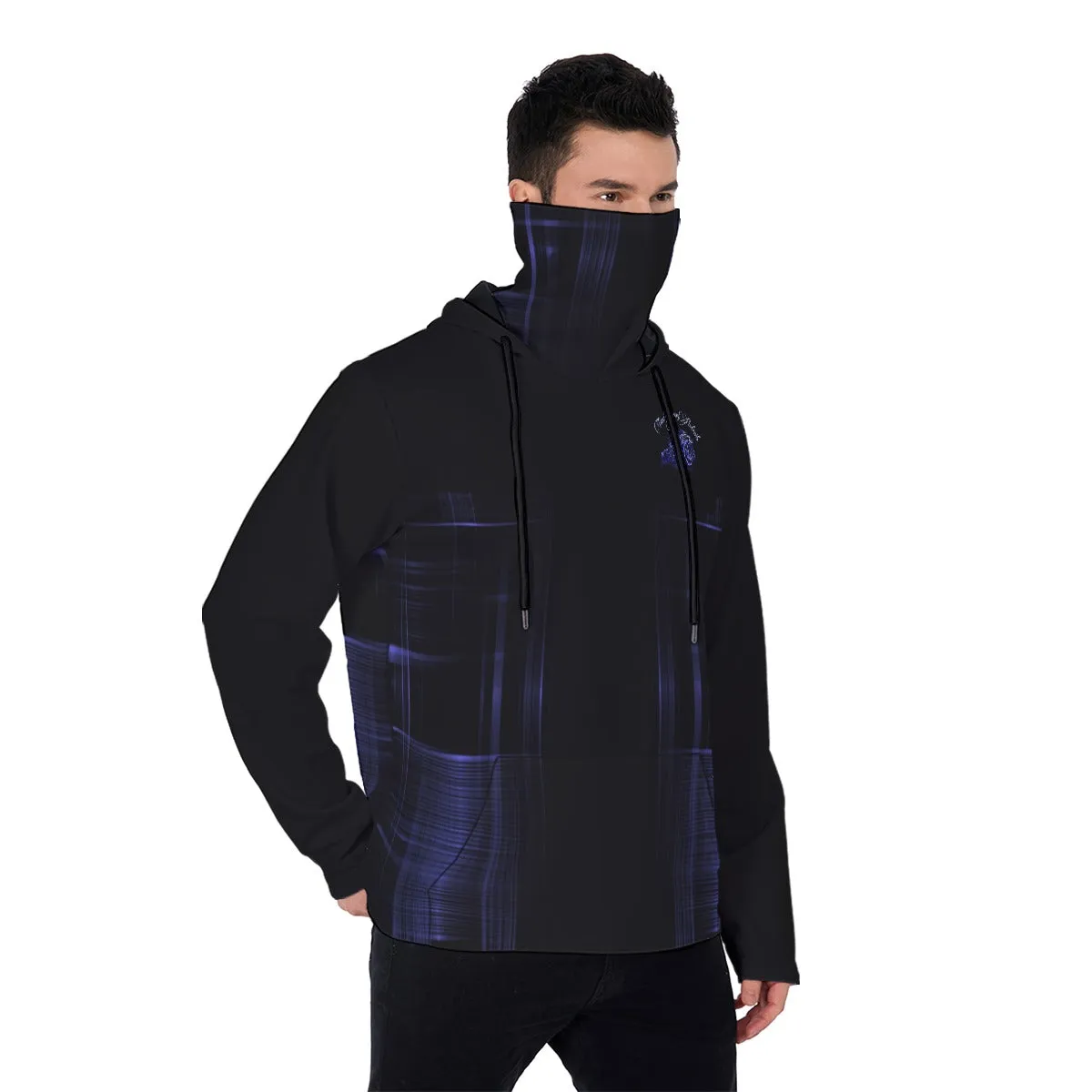 TRP Matrix 02 Men's Designer Pullover Hoodie with Face Mask