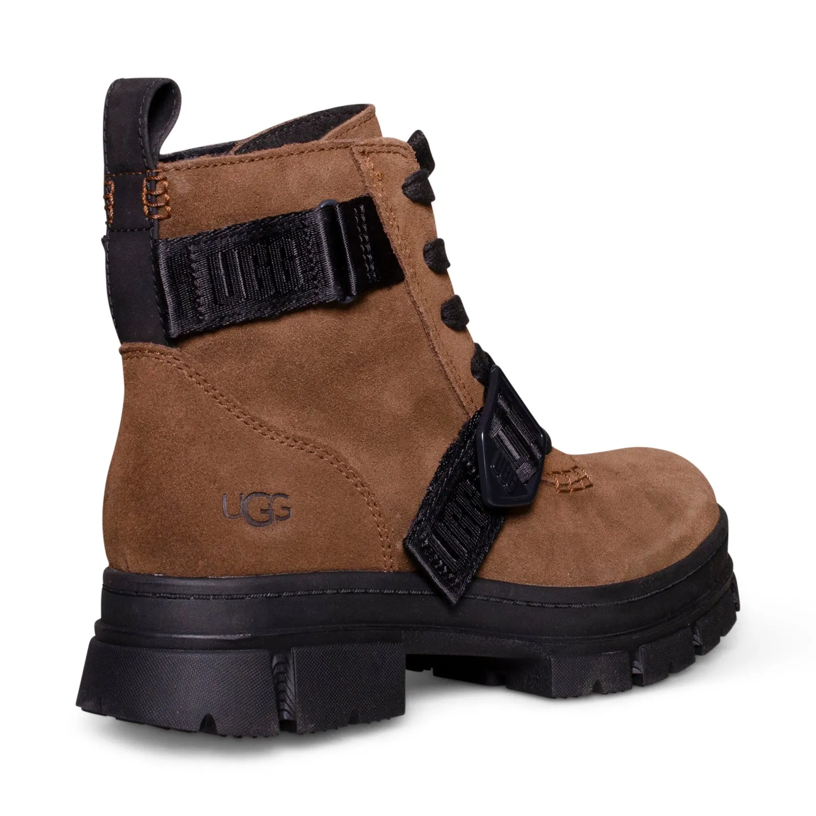 UGG Ashton Lace Up Dark Earth Boots - Women's