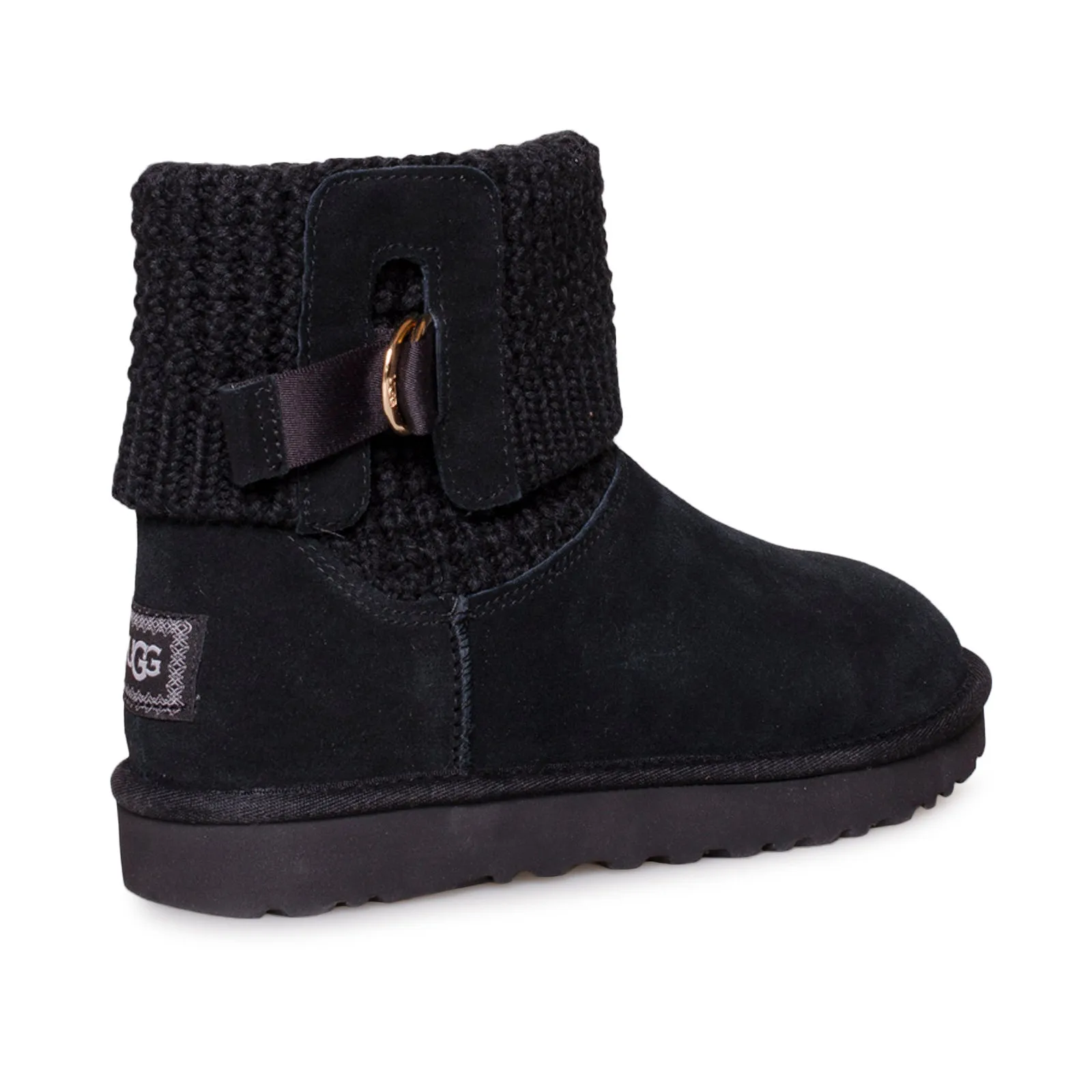 UGG Classic Solene Mini Black Boots - Women's