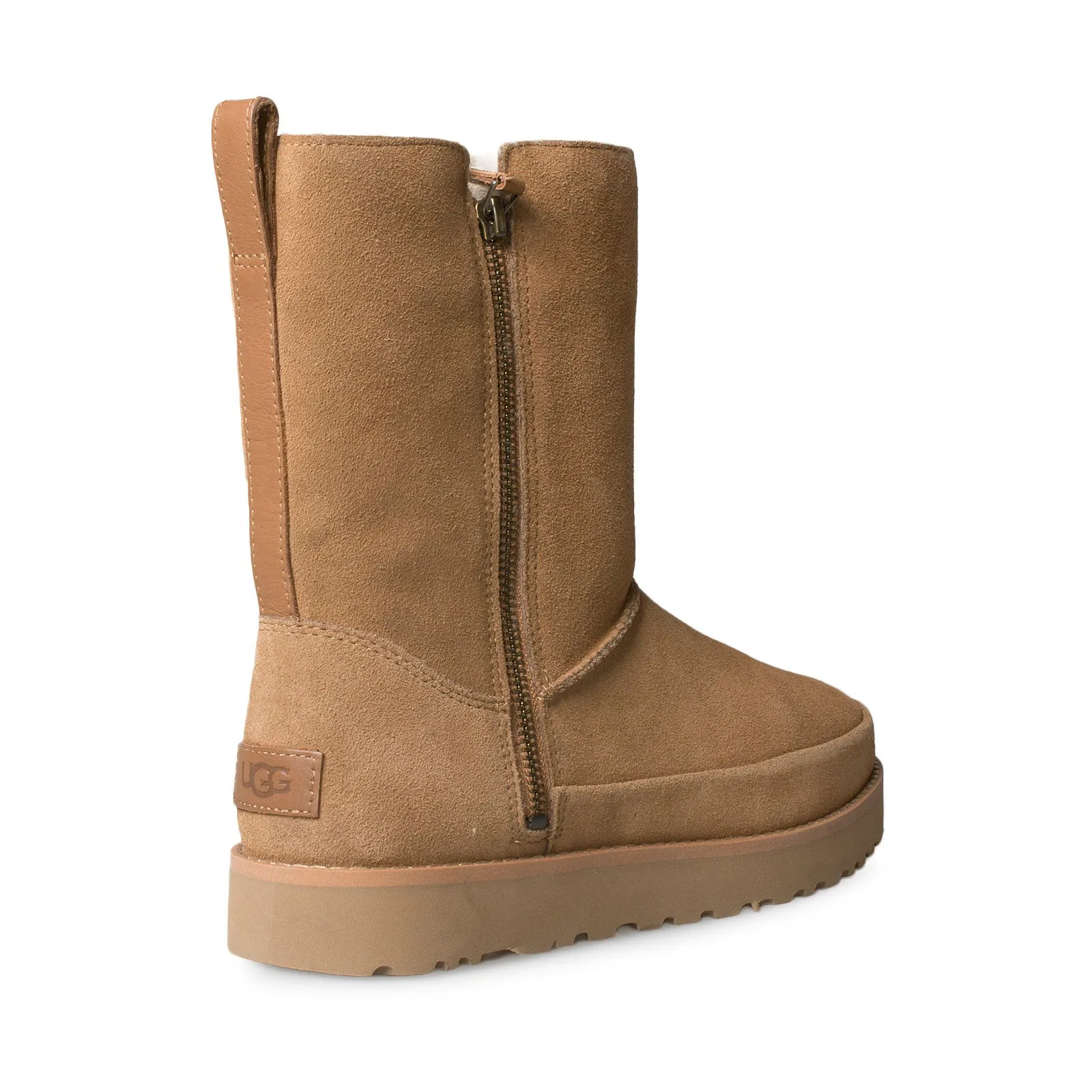 UGG Classic Zip Short Chestnut Boots - Women's