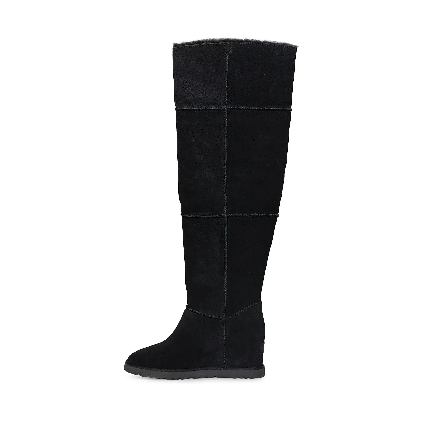 UGG Femme Over The Knee Black Boots - Women's