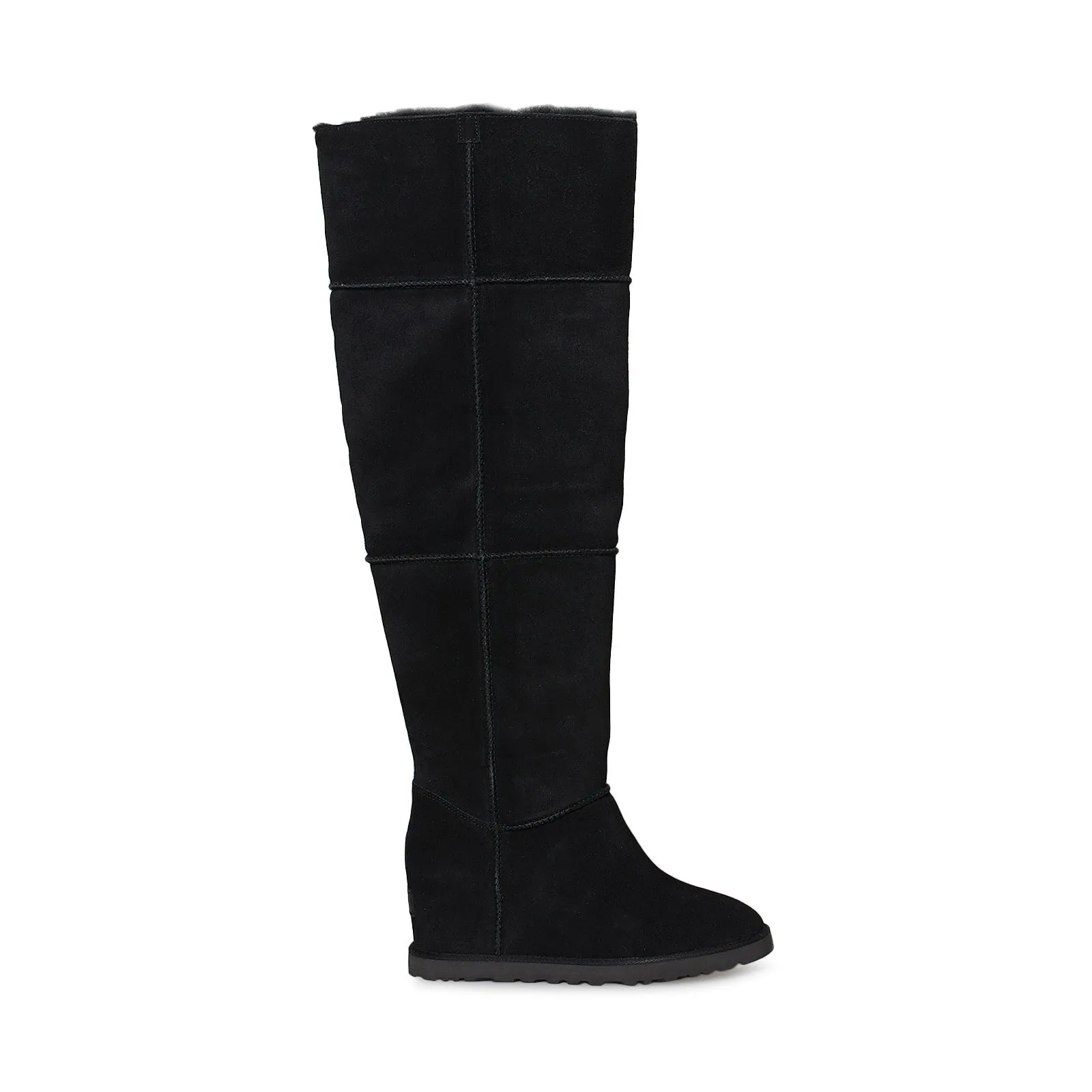 UGG Femme Over The Knee Black Boots - Women's