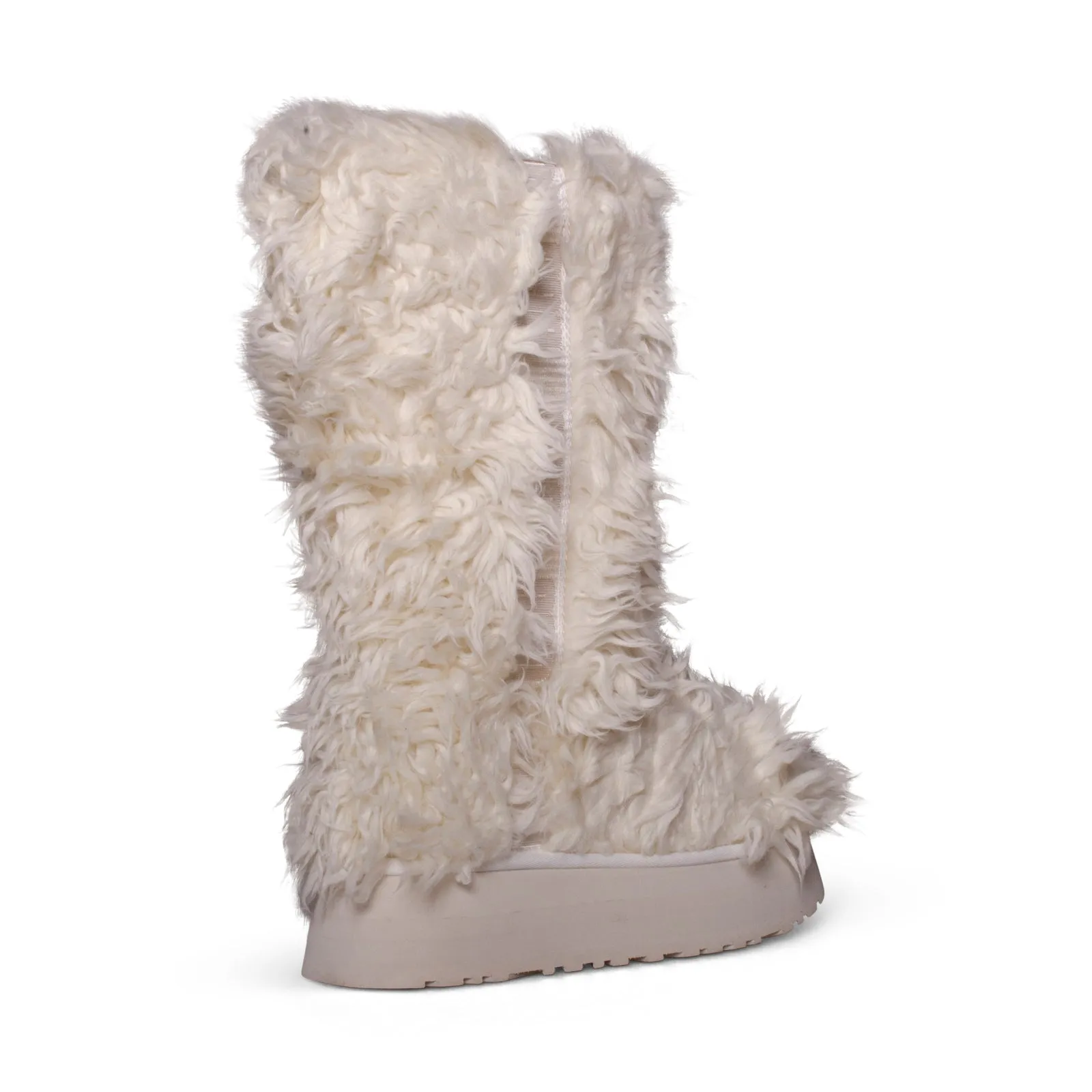 UGG Fluff Momma Sugar White Boots - Women's