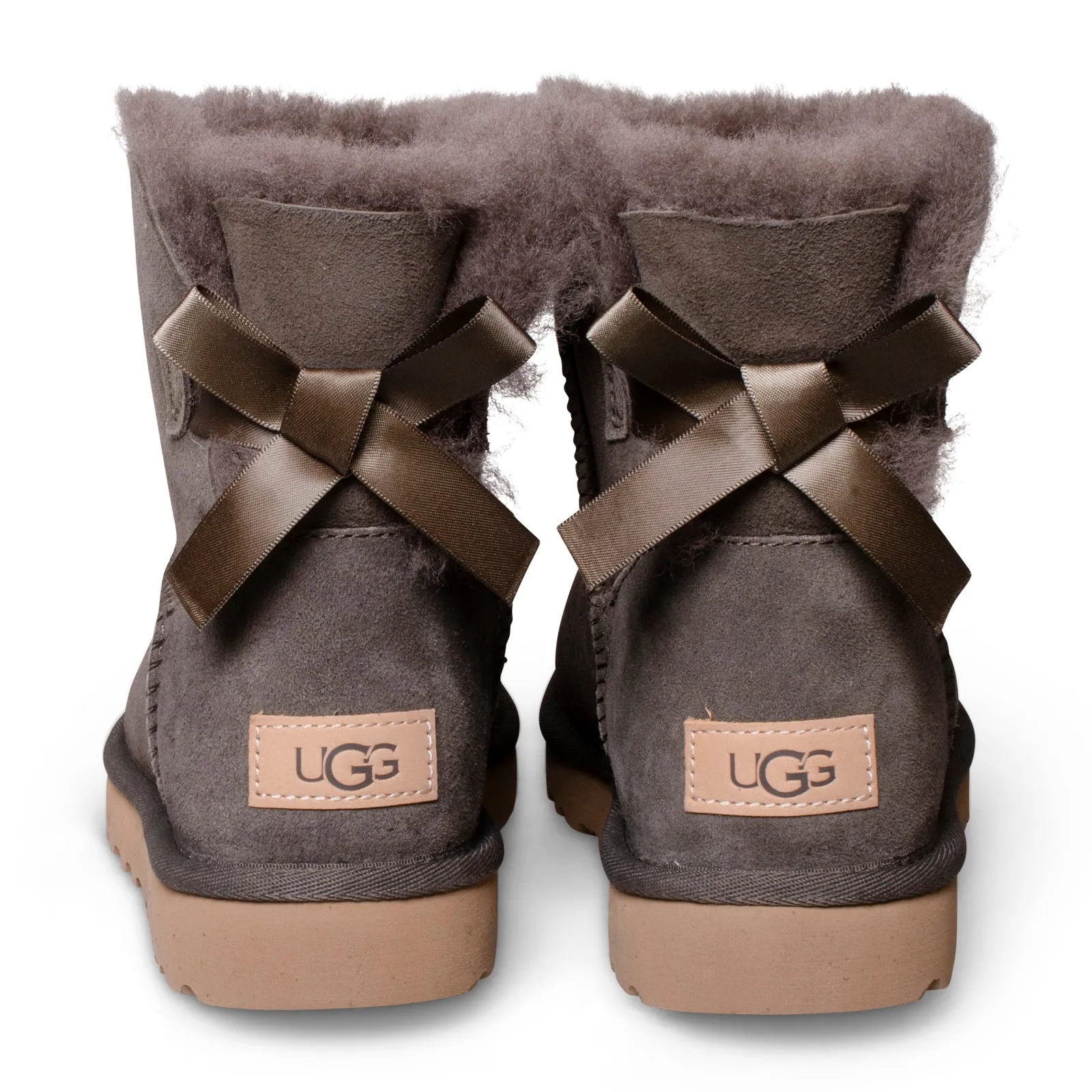 UGG Mini Bailey Bow II Slate Boots - Women's