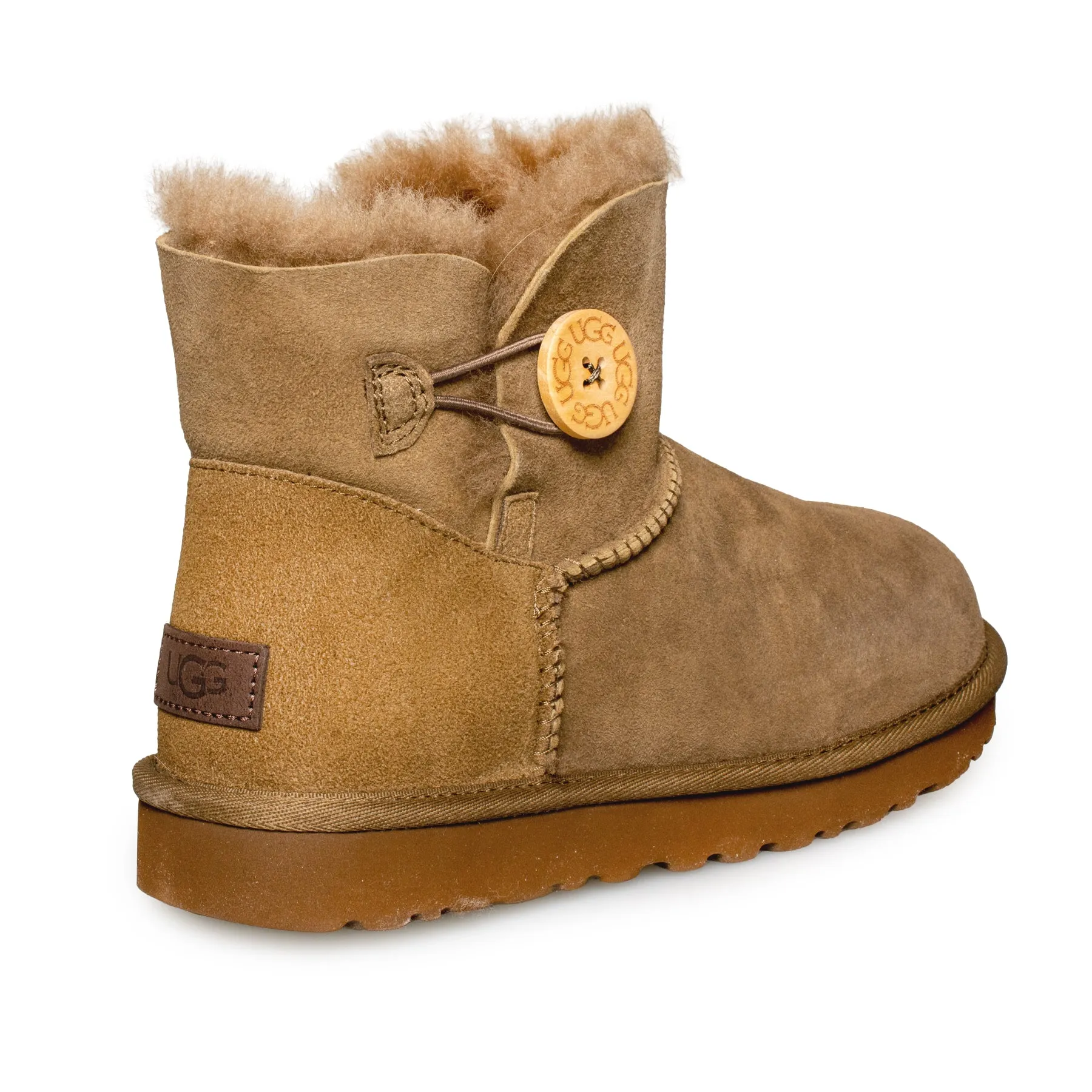 UGG Mini Bailey Button II Hickory Boots - Women's