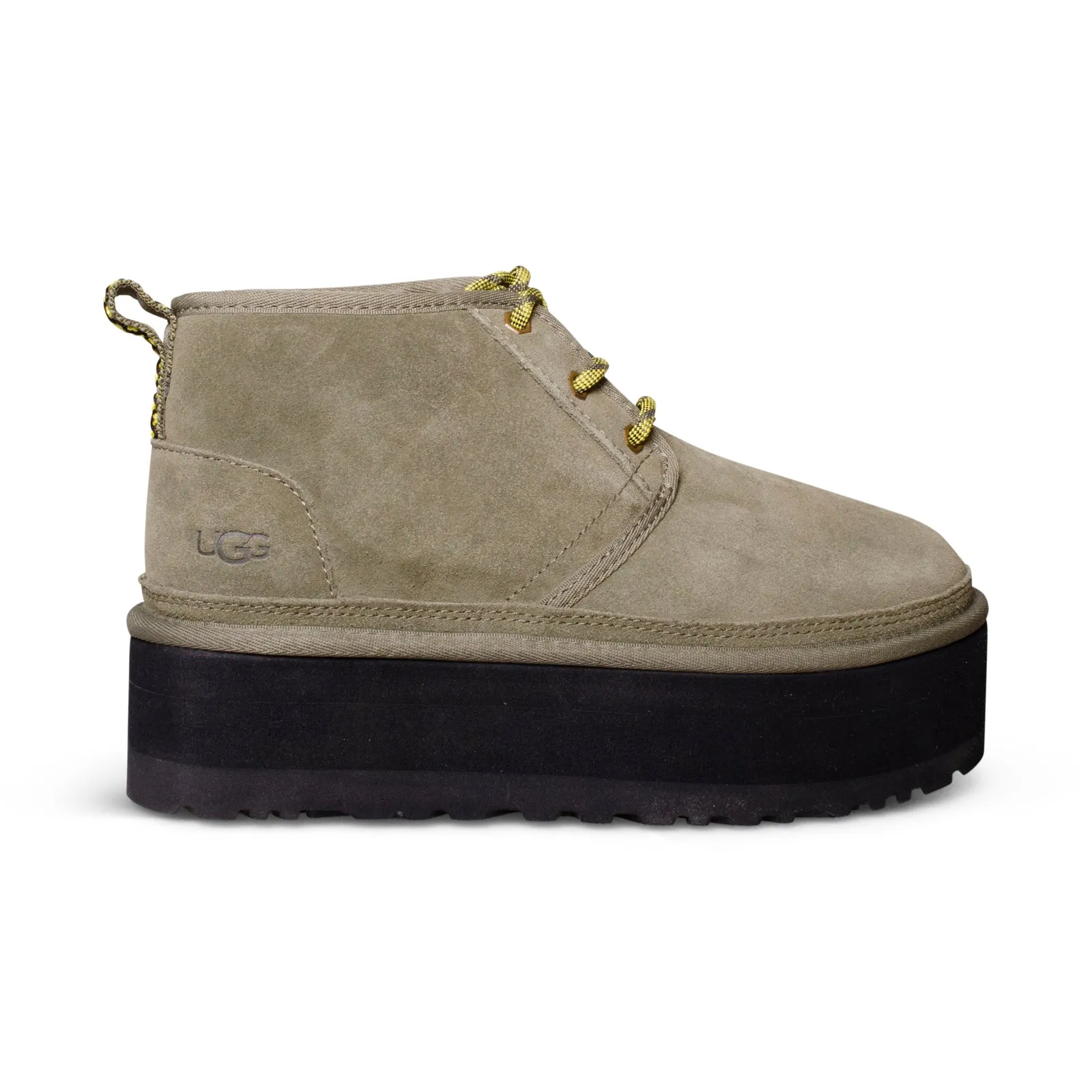 UGG Neumel Heritage Platform Burnt Olive Boots - Women's